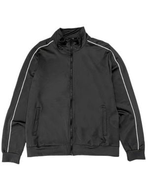 TRUEDAMES Side Pipe Track Jacket - Black