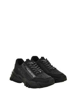 Versace Trailtreck Logo Sneaker - Black