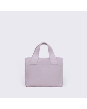 Mesh Charlene Satchel Bag - Purple
