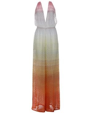 Missoni Gradient Halter Neck Jumpsuit - Brown
