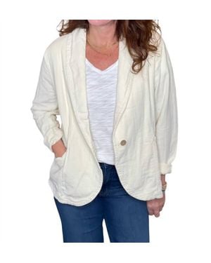 Hello Nite Gauze Cotton Blazer - Gray