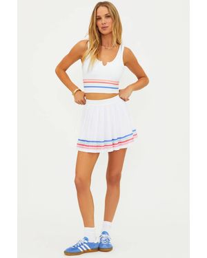 Beach Riot Josie Bright Horizon Top - White
