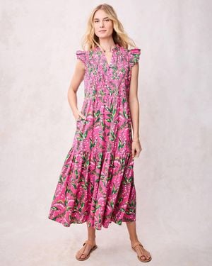 Printfresh Taila Lily Of The Valley Dress - Pink
