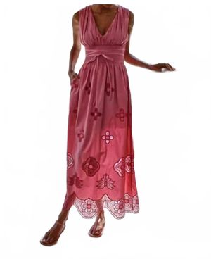 MISA Los Angles Myrtle Dress - Red