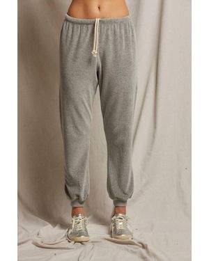 PERFECTWHITETEE Bailey Velour Jogger Pants - Brown