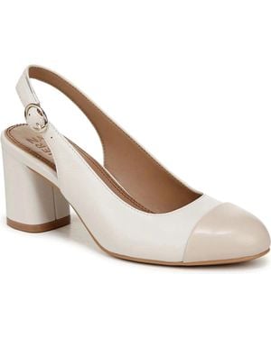 Naturalizer Sophie J1095M2100 Pump W Leather Slingback Rhs8741 - Metallic