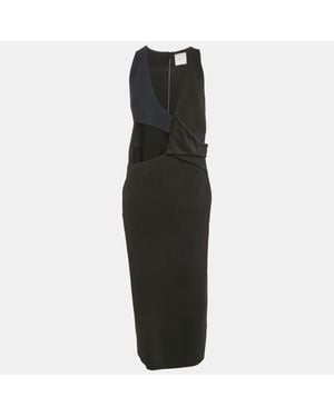 Dion Lee Knit Cut-Out Midi Dress - Black