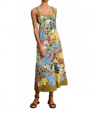 ALÉMAIS Solstice Midi Dress - Green