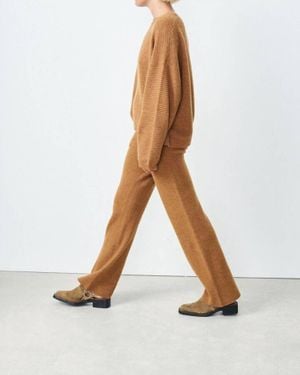 American Vintage Raxow Straight Leg Sweatpants - White