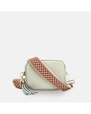 Apatchy London Leather Crossbody Bag - White