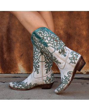 Tanner Mark Ivy Boots - Blue