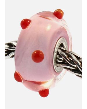 Trollbeads Polka Dot Glass Bead Charm - Red