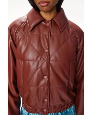 OOF WEAR Eco Leather Bomber - Red
