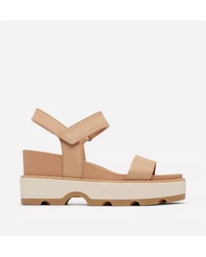 Sorel Joanie Iv Y Strap Wedge Sandal - Metallic