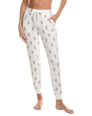 Pj Salvage Band Western Bloom Pant - White