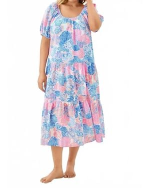 Lilly Pulitzer Zemini Maxi Coverup - Blue