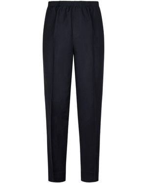Cellar Door Relaxed Fit Pants With Tapered Leg - Blue