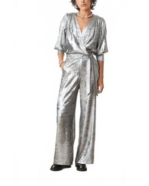 Suncoo Jake Metallic Pants - Multicolor