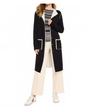 NIC+ZOE Evening Chill Reversible Knit Jacket - Black