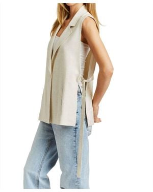 Drew Bethany Open Side Vest - White