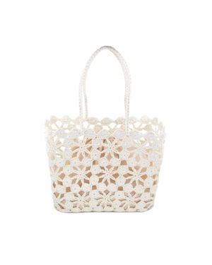 BC Handbags Mediterranean Muse Bag - White