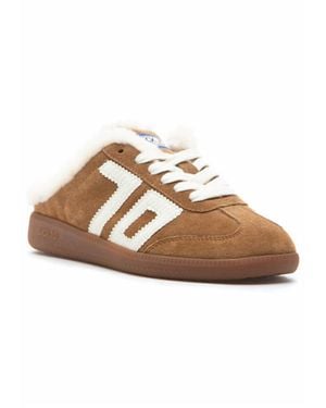 Back 70 Easter Fl Backless Sneaker Shoe - Brown