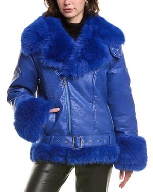 OW Collection Croc Jacket - Blue
