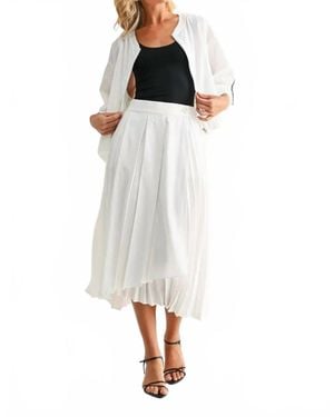 Joh Nnie Skirt - White