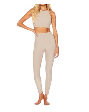Beach Riot Glitter Ayla Legging - Natural