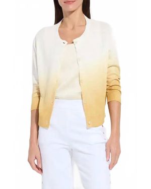Lyssé Reign Ombre Cardigan - White