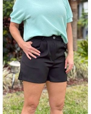 Southern Grace Ashlyn High Waist Short - Blue