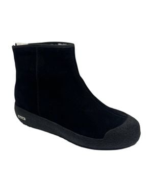Bally Guard Ii Calf Leather Suede Boots - Black
