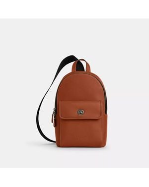 COACH Turnlock Sling Pack - Brown