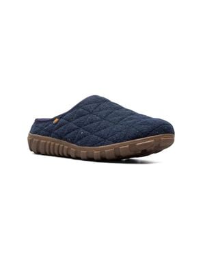 Bogs Snowday Ii 78889-402 Slipper Quilted Fleece Lined Gal469 - Blue