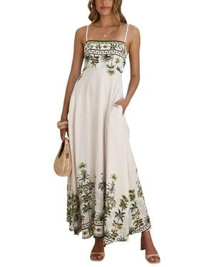 Vincent Anette Maxi Dress - White