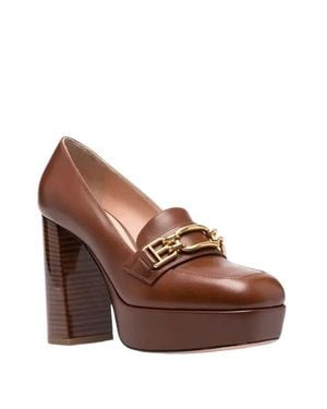 Bally Deasia 6239473 Cuero Leather Pumps - Brown