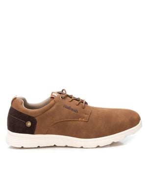Xti Comfort Suede Oxfords - Brown