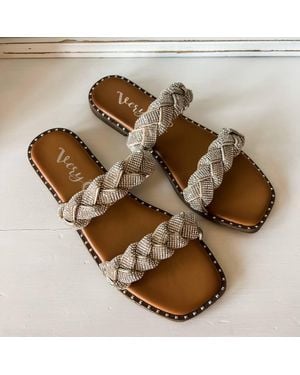 Very G Twisty Sandal - Metallic