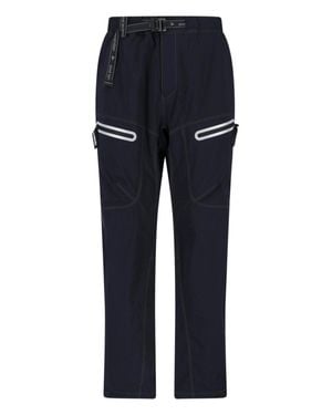and wander Water-Repellent Nylon Hike Elastic Pants - Blue