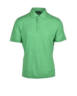 Herno Cotton Classic Polo Shirt - Green