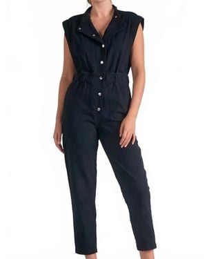 Elan Jack Sleeveless Jumpsuit - Blue