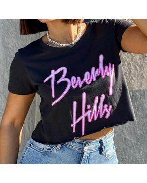 Prince Peter Neon Cropped Tee - Blue