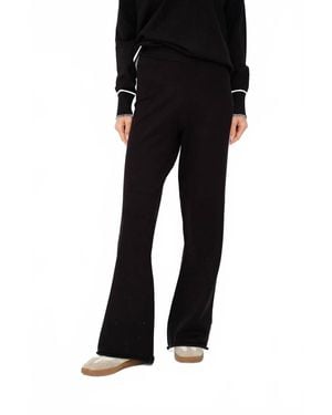 Six Fifty Kellie Stitched Wide Leg Pants - Black