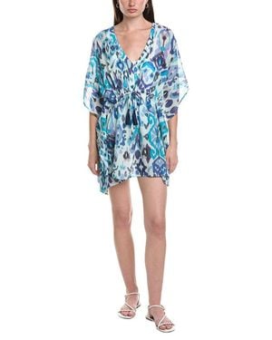 Echo Ikat Butterfly Caftan - Blue
