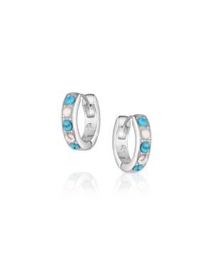 Montana Silversmiths Circle The West Earrings - Blue