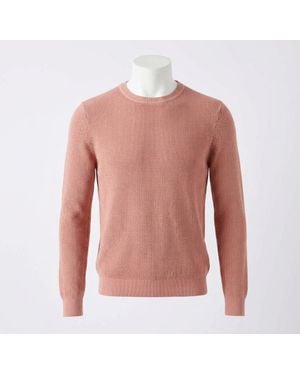 Faherty Sunwashed Crewneck Sweater - Pink