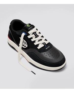 CARIUMA Uba Pro Sneakers Ivory Suede Lifestyle Shoes Zap2259 - Black