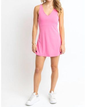 Karlie A-Line Tennis Dress - Pink