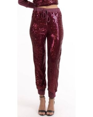 Gigi Moda Izabella Pull-On Jogger - Red