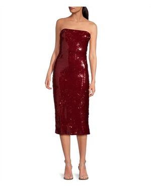 Lucy Paris Atlanta Sequin Dress - Red